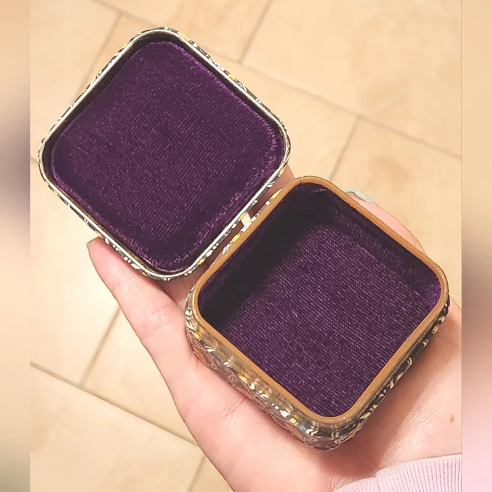 Anthropologie Metal Moorish Design Trinket Box